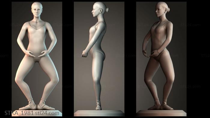 Статуи античные и исторические (STKA_1981) 3D модель для ЧПУ станка