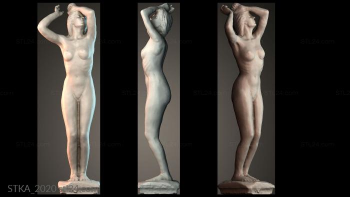 Статуи античные и исторические (STKA_2020) 3D модель для ЧПУ станка