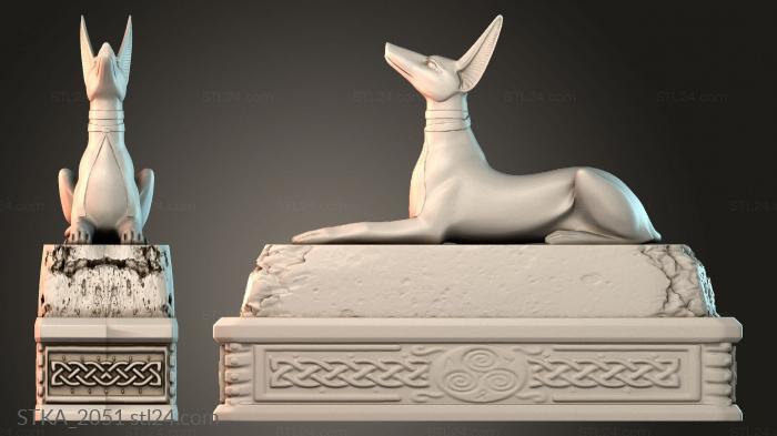 Статуи античные и исторические (STKA_2051) 3D модель для ЧПУ станка