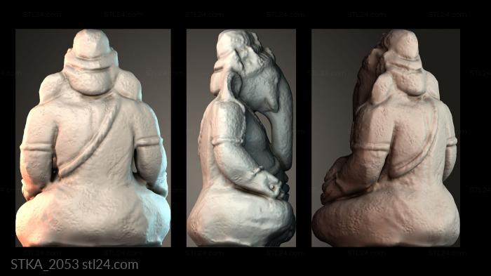 Статуи античные и исторические (STKA_2053) 3D модель для ЧПУ станка