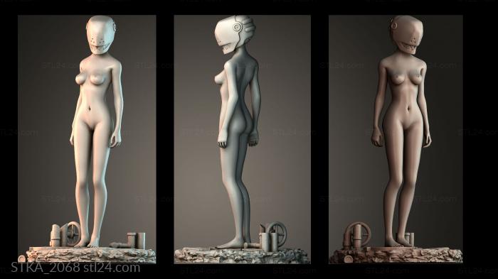 Статуи античные и исторические (STKA_2068) 3D модель для ЧПУ станка