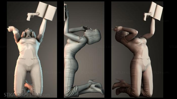 Статуи античные и исторические (STKA_2079) 3D модель для ЧПУ станка