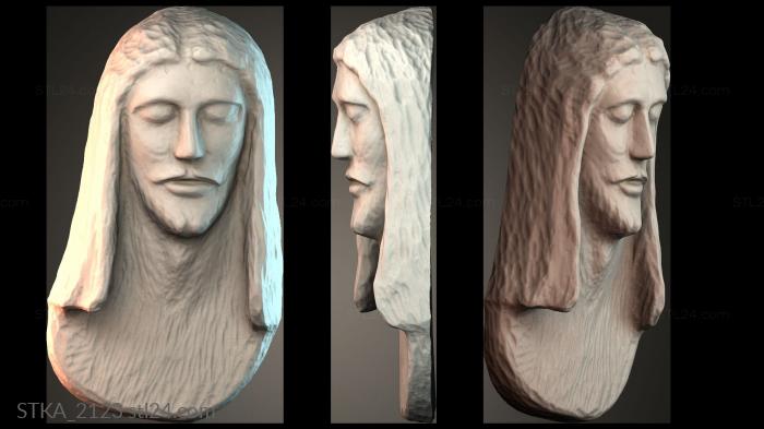 Статуи античные и исторические (STKA_2123) 3D модель для ЧПУ станка