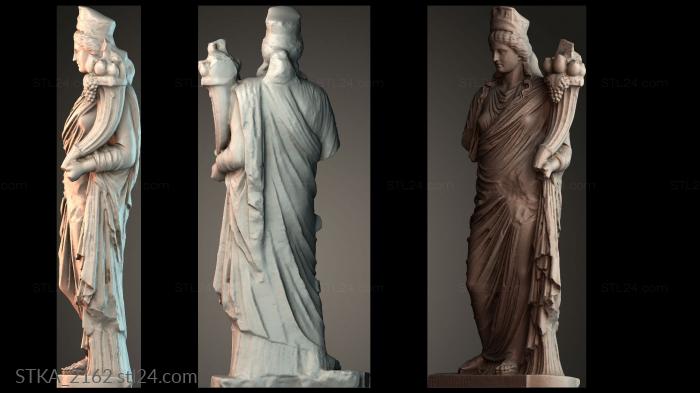 Статуи античные и исторические (STKA_2162) 3D модель для ЧПУ станка