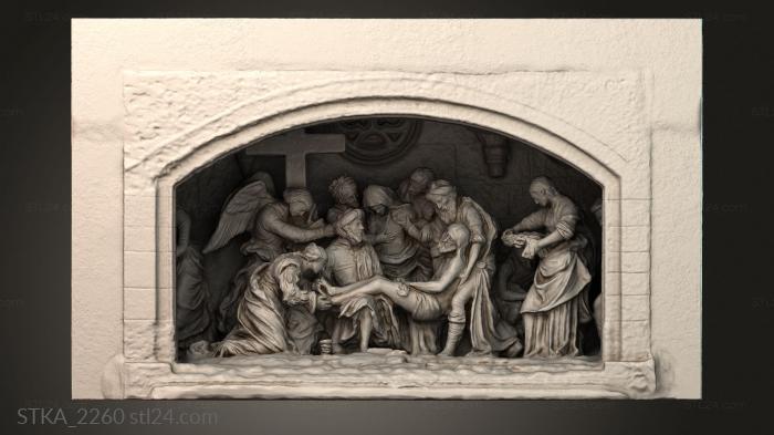 Статуи античные и исторические (STKA_2260) 3D модель для ЧПУ станка