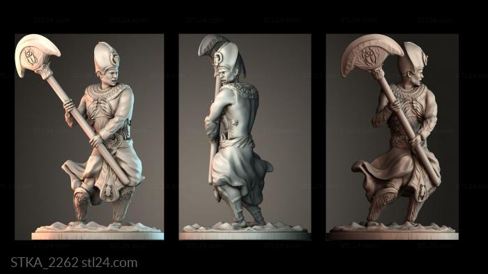 Статуи античные и исторические (STKA_2262) 3D модель для ЧПУ станка