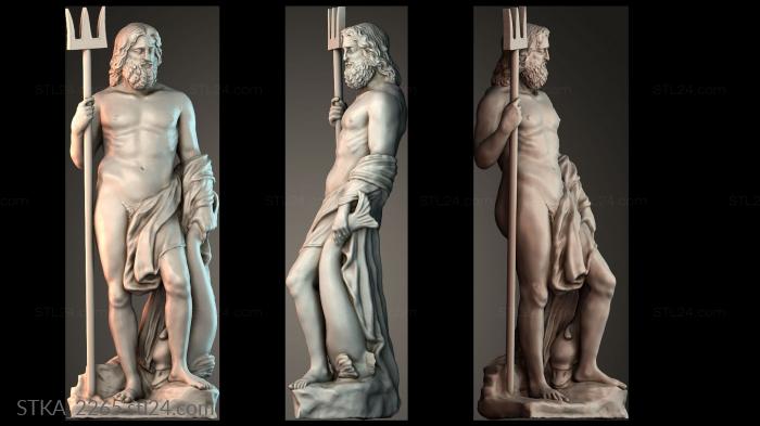 Статуи античные и исторические (STKA_2265) 3D модель для ЧПУ станка