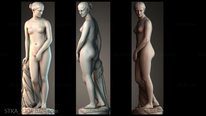 Статуи античные и исторические (STKA_2306) 3D модель для ЧПУ станка