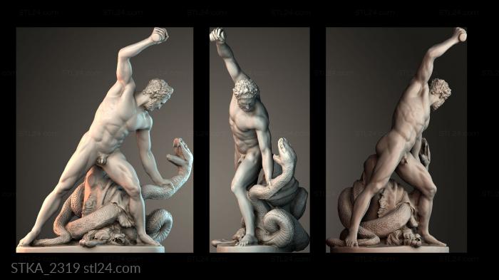 Статуи античные и исторические (STKA_2319) 3D модель для ЧПУ станка