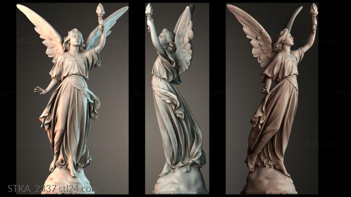 Статуи античные и исторические (STKA_2337) 3D модель для ЧПУ станка