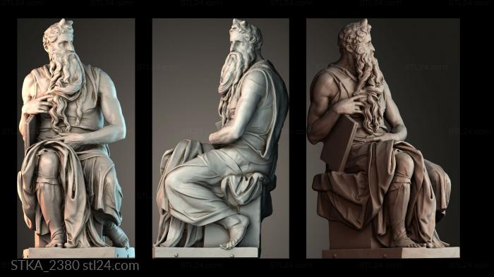 Статуи античные и исторические (STKA_2380) 3D модель для ЧПУ станка