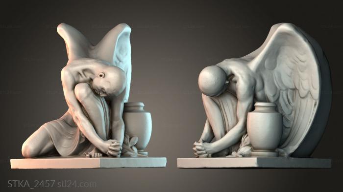 Статуи античные и исторические (STKA_2457) 3D модель для ЧПУ станка