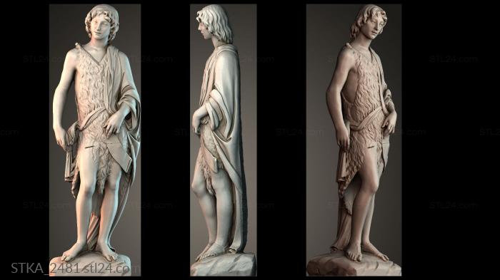 Статуи античные и исторические (STKA_2481) 3D модель для ЧПУ станка