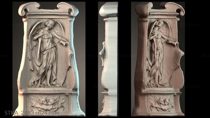 Статуи античные и исторические (STKA_2483) 3D модель для ЧПУ станка