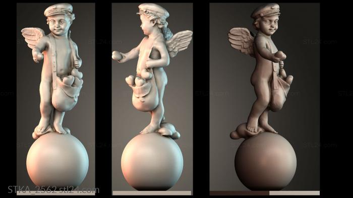 Статуи античные и исторические (STKA_2562) 3D модель для ЧПУ станка