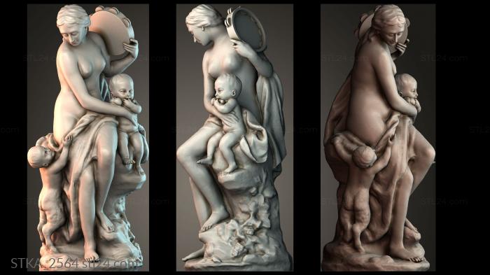 Статуи античные и исторические (STKA_2564) 3D модель для ЧПУ станка
