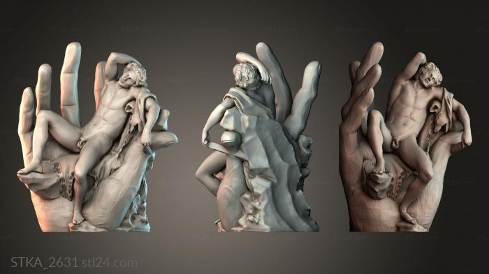 Статуи античные и исторические (STKA_2631) 3D модель для ЧПУ станка