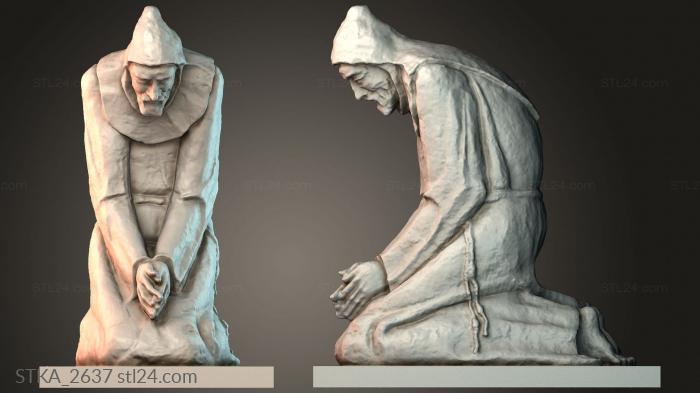 Статуи античные и исторические (STKA_2637) 3D модель для ЧПУ станка