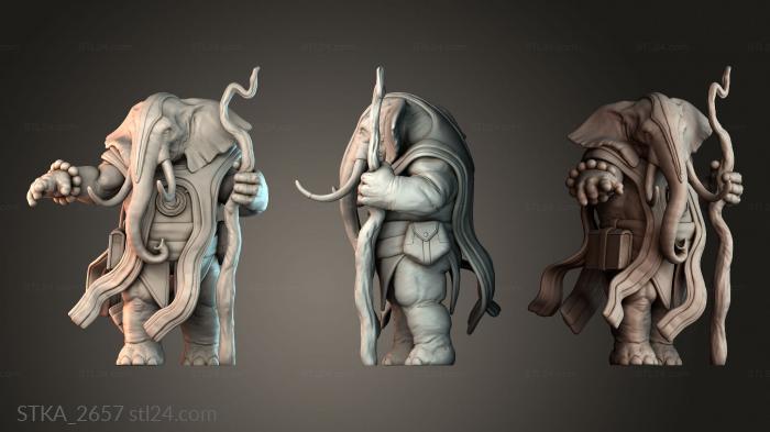 Статуи античные и исторические (STKA_2657) 3D модель для ЧПУ станка