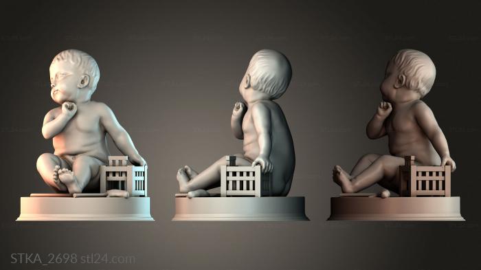 Статуи античные и исторические (STKA_2698) 3D модель для ЧПУ станка