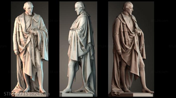 Статуи античные и исторические (STKA_2715) 3D модель для ЧПУ станка