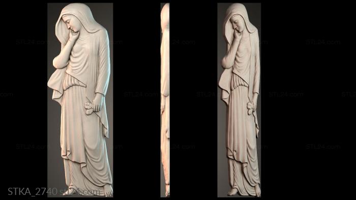 Статуи античные и исторические (STKA_2740) 3D модель для ЧПУ станка