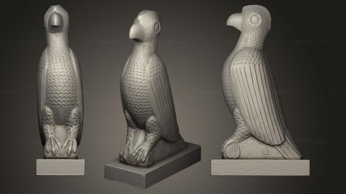 Статуэтки птицы (Инсинье де шеффери, STKB_0038) 3D модель для ЧПУ станка