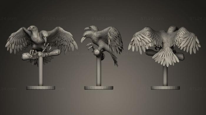 Bird figurines (READY TWO HEAD EAGLE 2, STKB_0123) 3D models for cnc