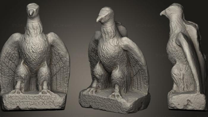 Статуэтки птицы (Римский имперский орел, STKB_0125) 3D модель для ЧПУ станка
