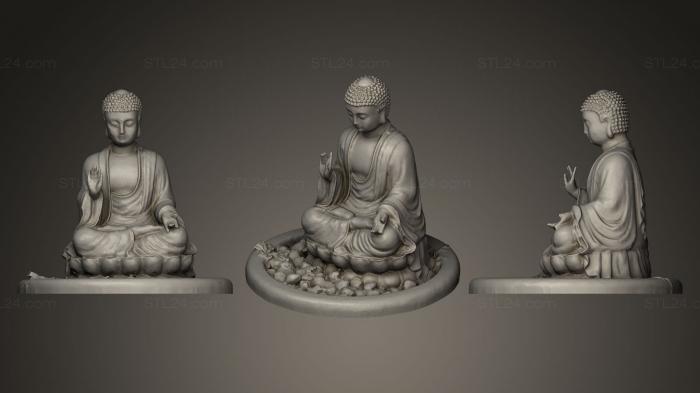 Bouddha statue photoned