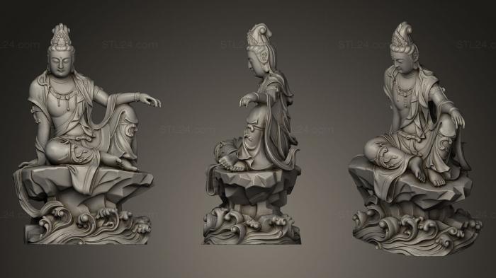 Buddha figurines (Chinese Song Dynasty Bodhisattva, STKBD_0026) 3D models for cnc