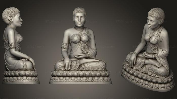 Статуэтки Будда (Tpol Buddha (Коллекция Star Trek), STKBD_0095) 3D модель для ЧПУ станка