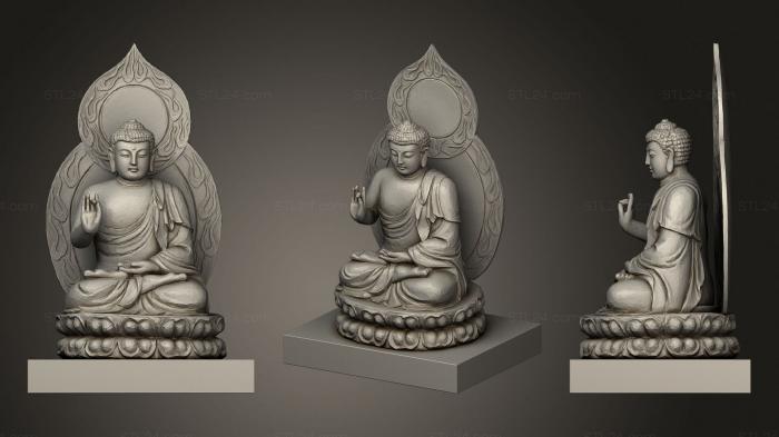 Buddha figurines (Buddha 2, STKBD_0134) 3D models for cnc