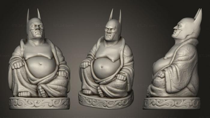 Buddha figurines (Buddha Batman, STKBD_0135) 3D models for cnc