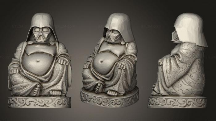 Buddha figurines (Darth Buddha, STKBD_0147) 3D models for cnc