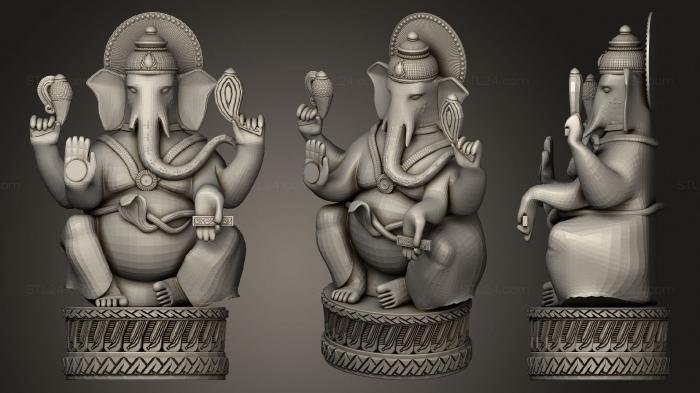 Buddha figurines (Lord Ganesh Sculpture, STKBD_0162) 3D models for cnc