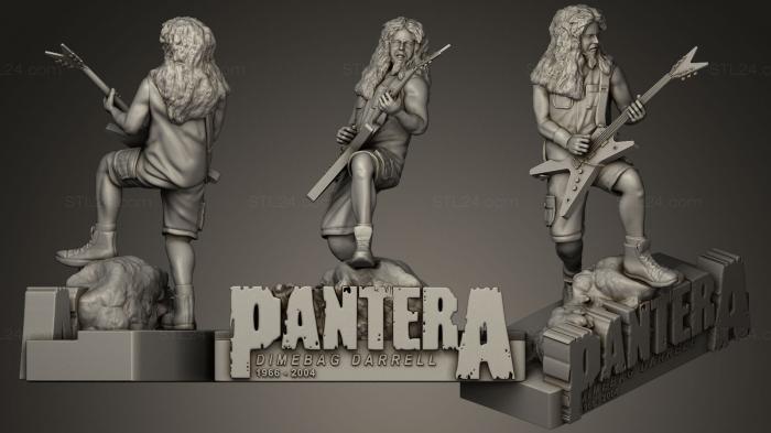 Statues of famous people (DIMEBAG DARRELL PANTERA, STKC_0019) 3D models for cnc