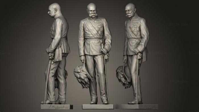 Статуэтки известных личностей (Кайзер Франц Йозеф I, STKC_0051) 3D модель для ЧПУ станка