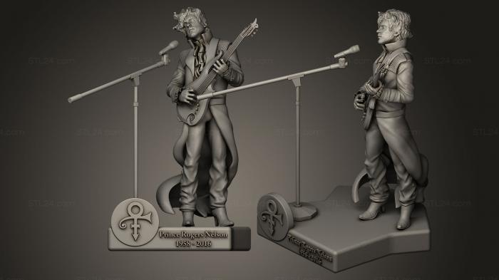 Statues of famous people (Prince Rogers Nelson, STKC_0093) 3D models for cnc