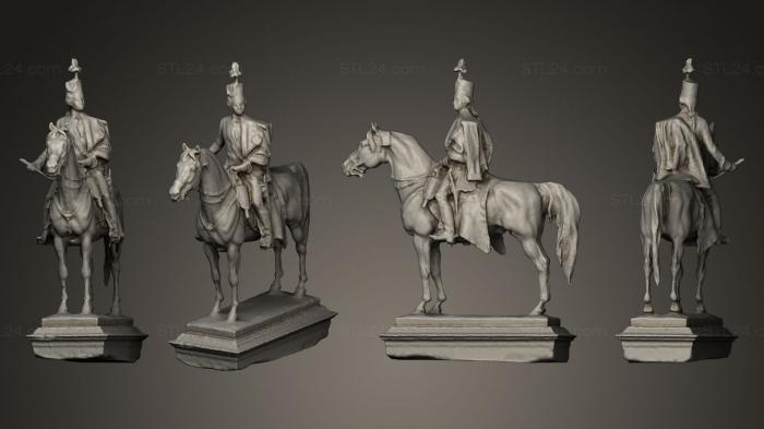 Statues of famous people (Andrs Hadiks statue, STKC_0142) 3D models for cnc