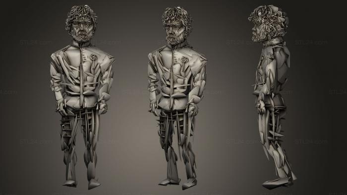 Statues of famous people (Peter Dinklage as Tyrion Lannister, STKC_0222) 3D models for cnc