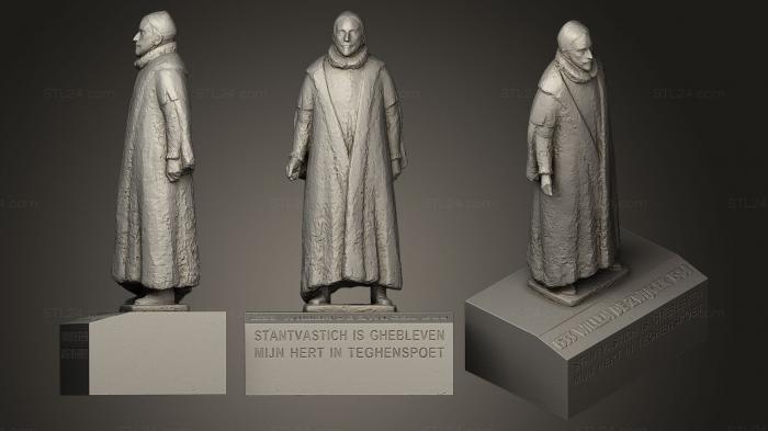 Statues of famous people (Willem de Zwijger van Oranje, STKC_0245) 3D models for cnc