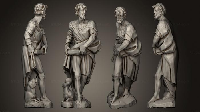 Статуэтки известных личностей (Музей Святого Рока Фредерика Марса, STKC_0278) 3D модель для ЧПУ станка