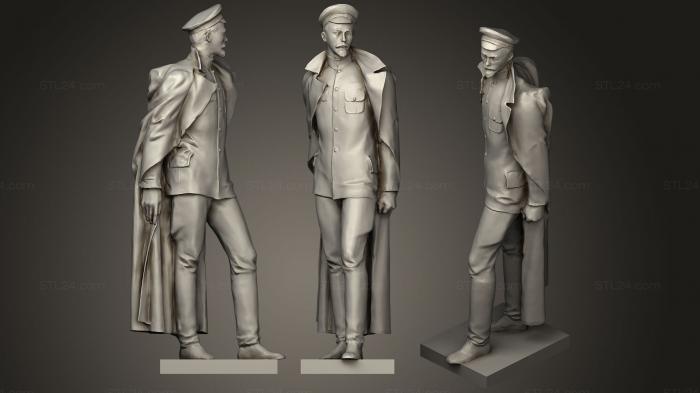 Statues of famous people (Felix Dzerzhinsky Bust, STKC_0299) 3D models for cnc