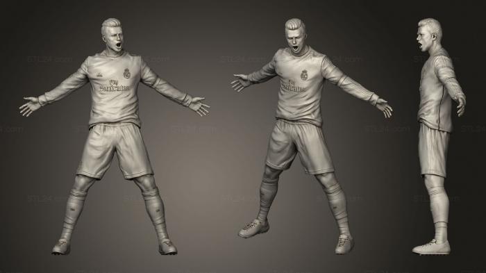 Statues of famous people (Cristiano Ronaldo Celebration, STKC_0347) 3D models for cnc