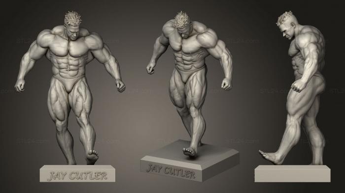 Statues of famous people (Jay cutler, STKC_0367) 3D models for cnc