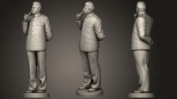 Statues of famous people (Joseph Stalin, STKC_0373) 3D models for cnc