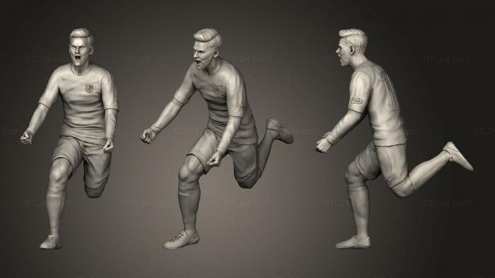 Statues of famous people (Leo Messi, STKC_0383) 3D models for cnc