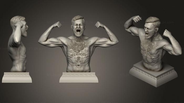 Statues of famous people (Mc Gregor, STKC_0387) 3D models for cnc