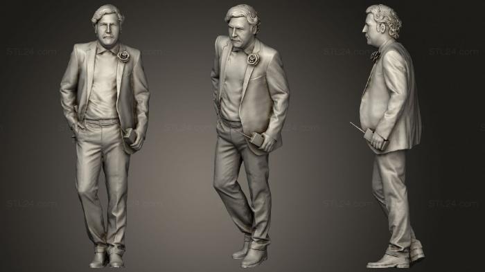 Statues of famous people (Pablo Emilio Escobar, STKC_0398) 3D models for cnc